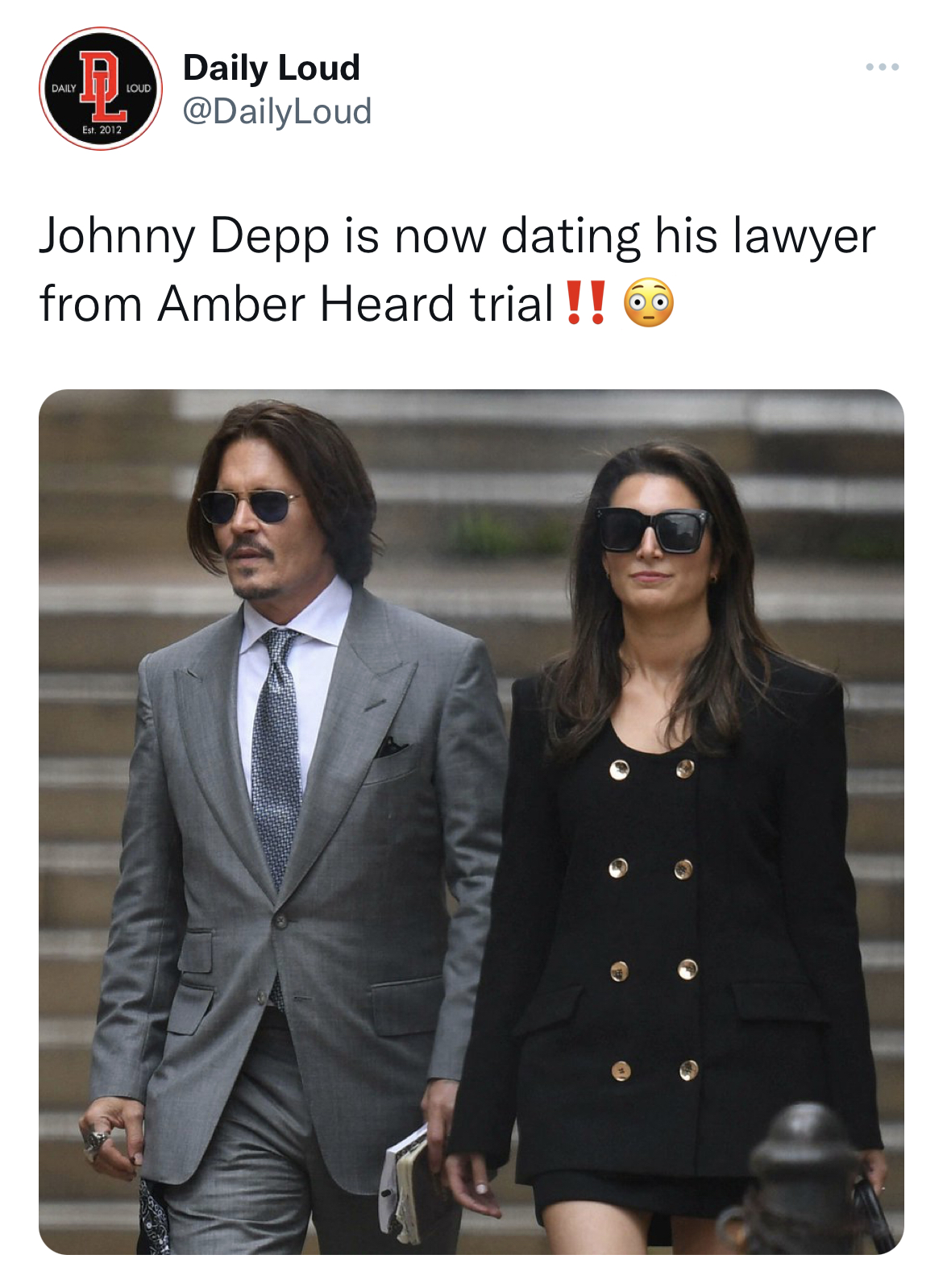 funny tweets - johnny depp lawyer joelle - D Daily Loud Johnny Depp is now dating his lawyer from Amber Heard trial!!