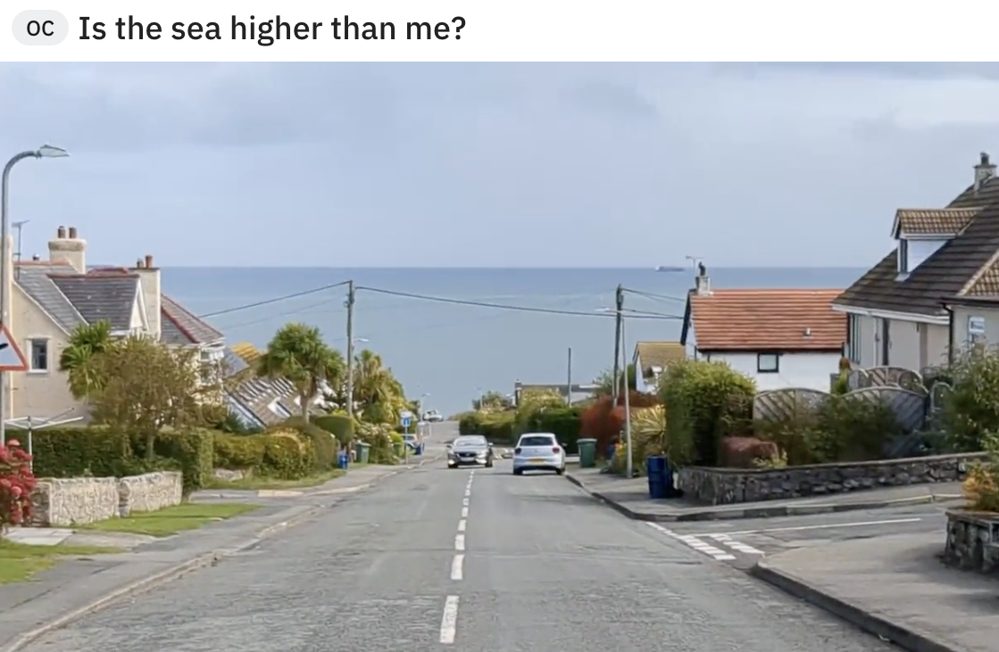creepy ocean and water photos - suburb - oc Is the sea higher than me? 14