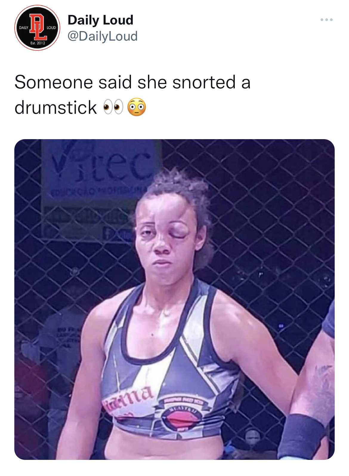 Fresh and funny tweets - shoulder - Daily Loud Someone said she snorted a drumstick Vitec na