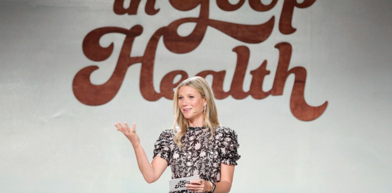Insane Gwyneth Paltrow Quotes - goop health logo - Health Dg.,