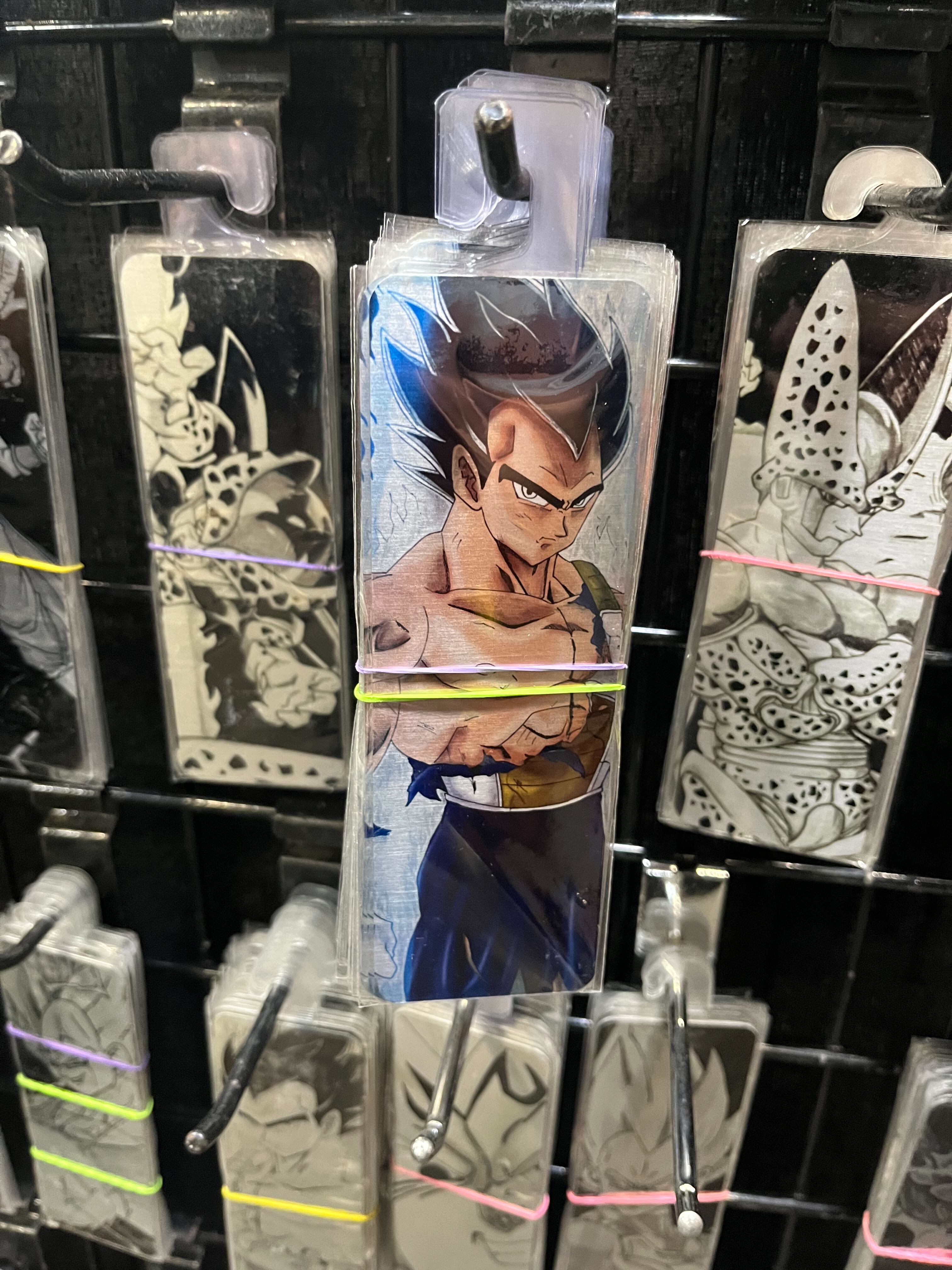 This color popping Goku bookmark. 