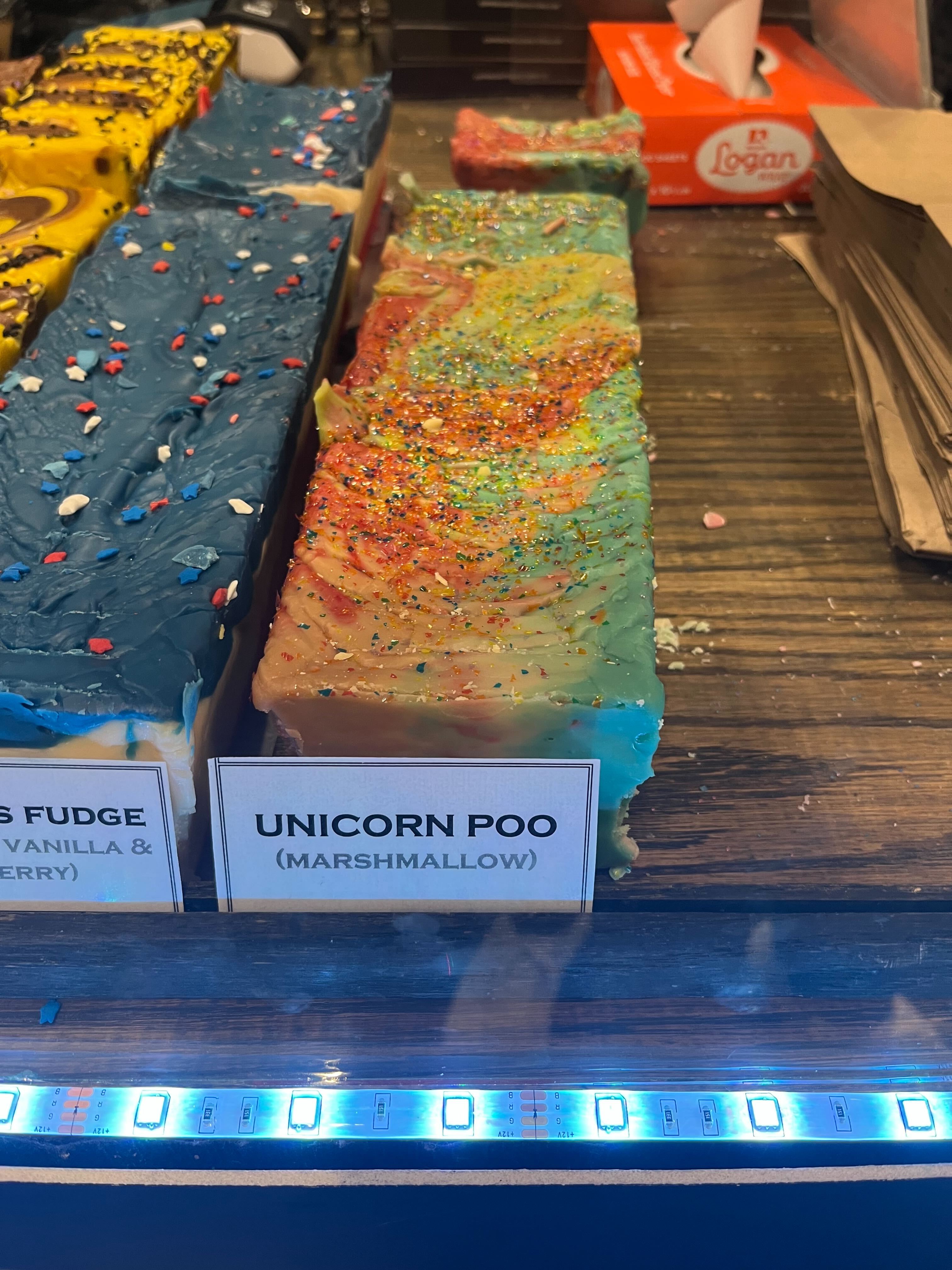 Things you can buy at comic con - Unicorn Poo Marshmallow In Logan U