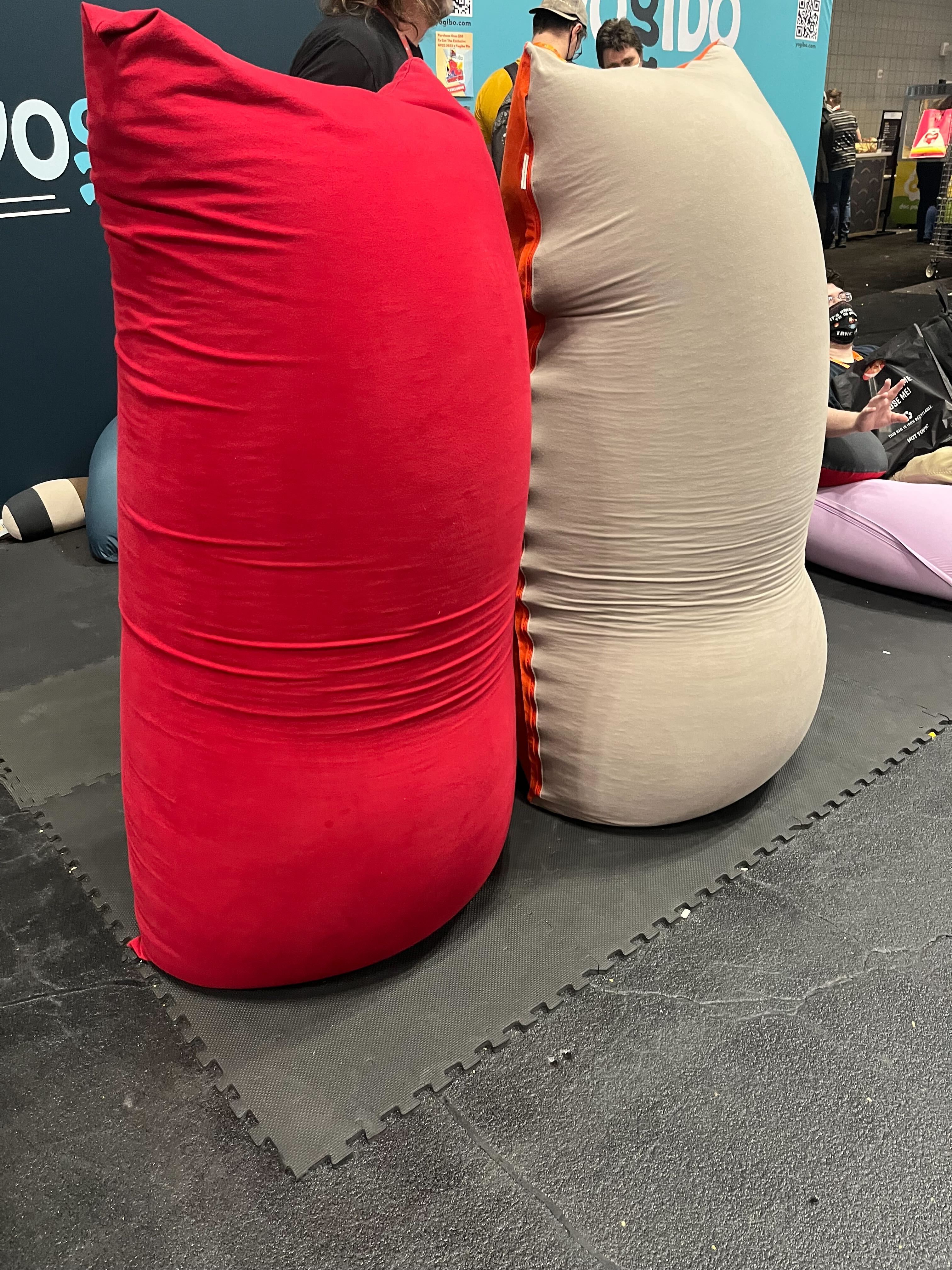 These massive and mega comfy bean bags. 
