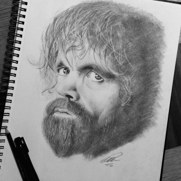 people with impressive talents - tyrion lannister sketch