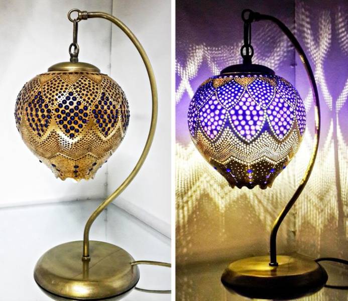 people with impressive talents - light fixture