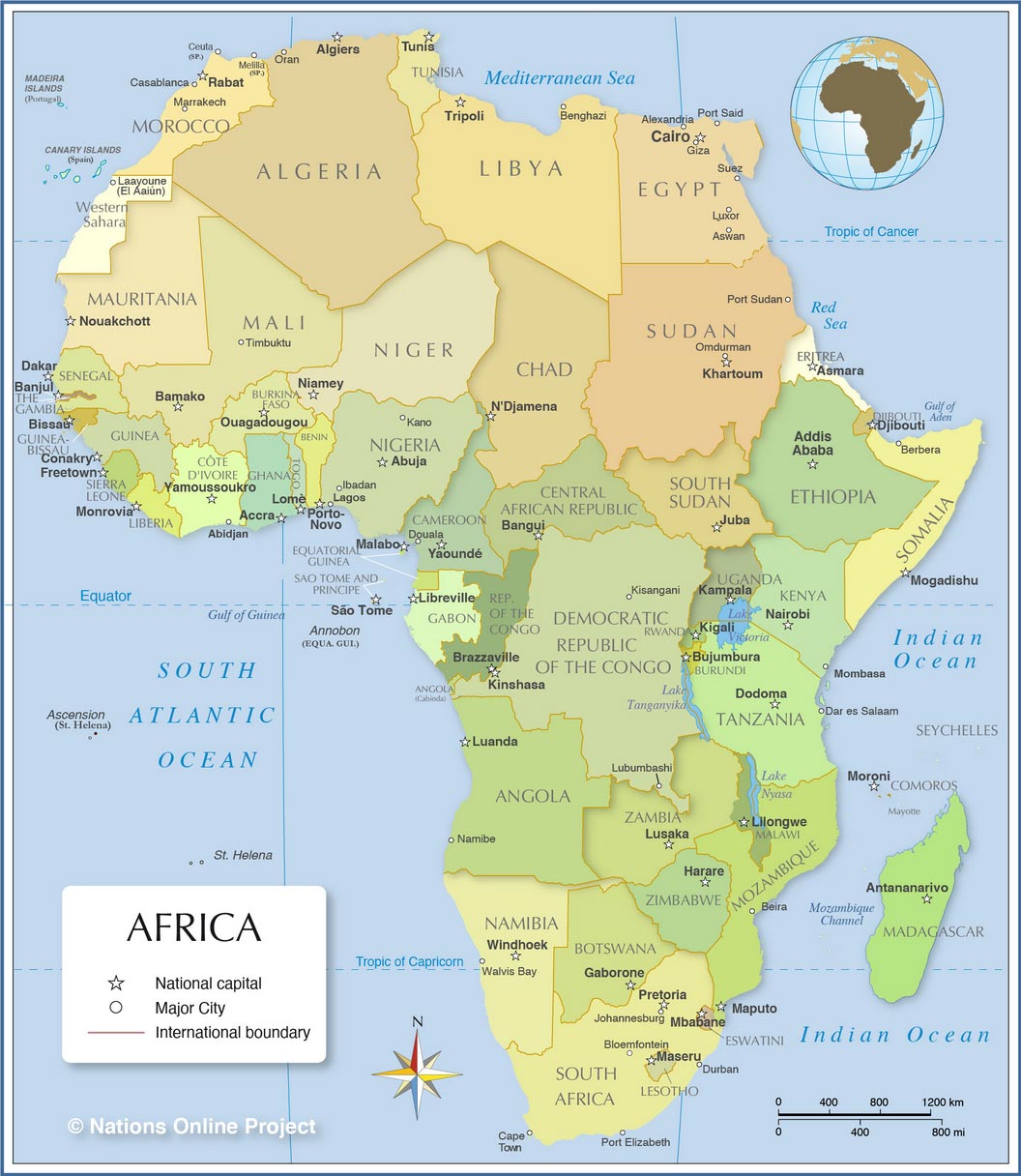 Basic Facts people don't know - countries in africa -