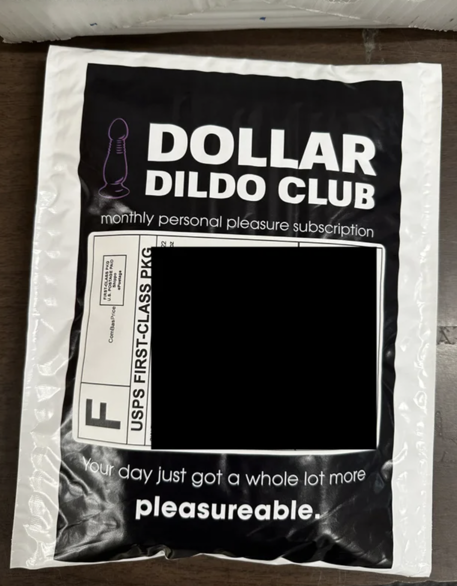 Cringey Pics - multimedia - Dollar Dildo Club monthly personal pleasure subscription Usp