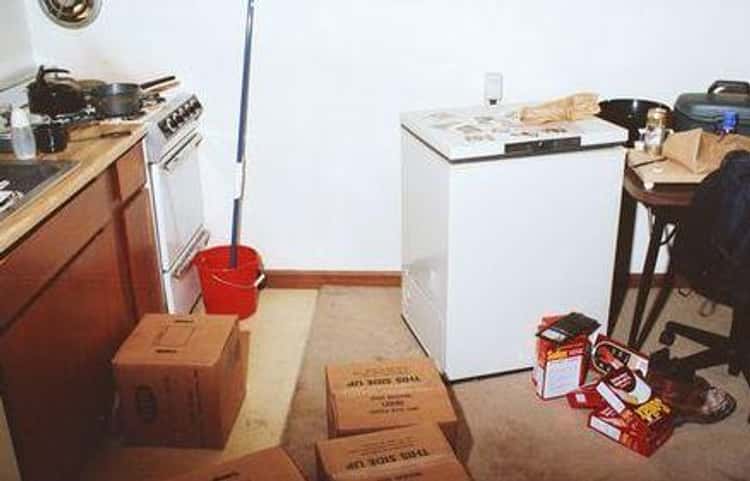One of Dahmer's storage fridges.