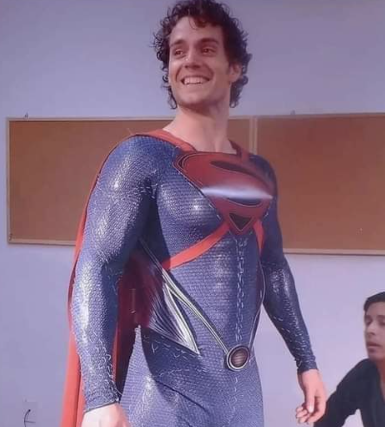 Henry Cavill during a costume fitting and screen test for 'Man of Steel.' 