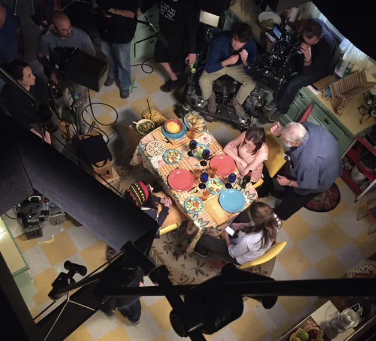 An aerial shot of the popular television show, 'Gilmore Girls.'