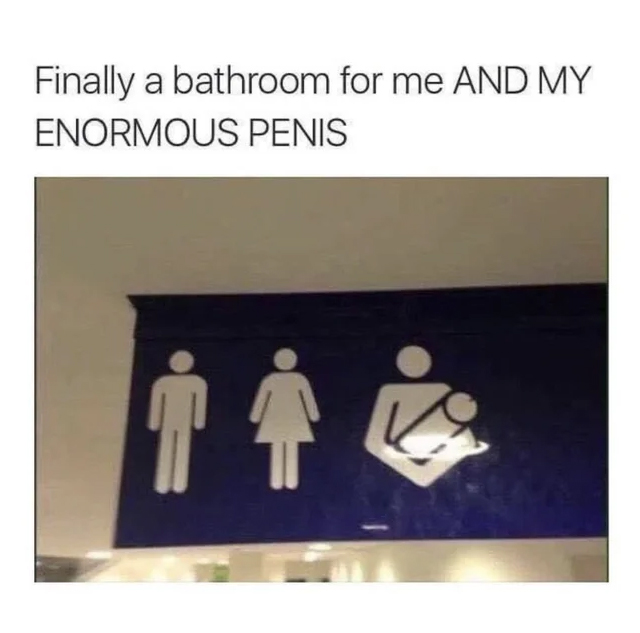 spicy sex memes - material - Finally a bathroom for me And My Enormous Penis