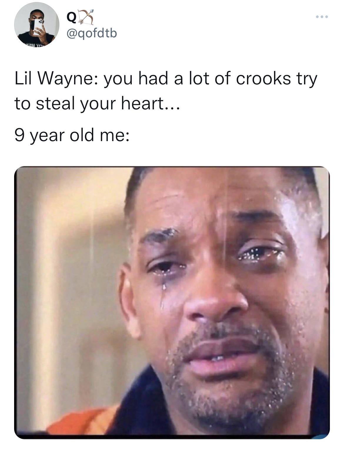 head - www Lil Wayne you had a lot of crooks try to steal your heart... 9 year old me