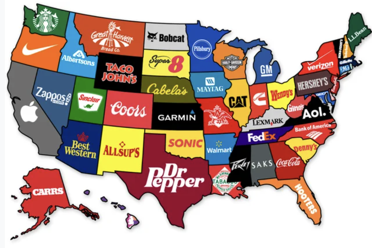Here are all of the popular brands that are native to the United States of America.