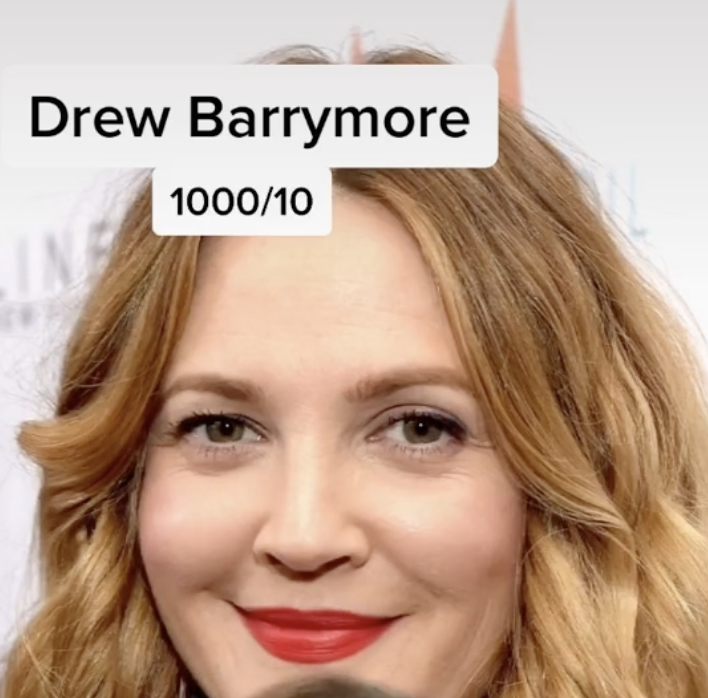 Ranking Celebrity Diners - drew barrymore - Drew Barrymore Line 100010