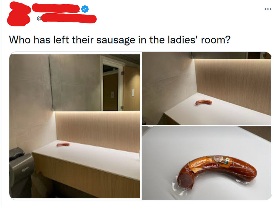funny memes and pics - wood - 8 Who has left their sausage in the ladies' room? Gelderse