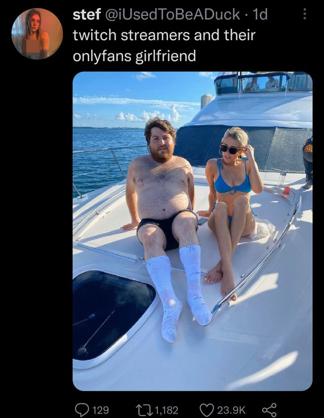 funny memes and pics - twitch streamers and their onlyfans girlfriends - 20 stef 1d twitch streamers and their onlyfans girlfriend 129 1,182