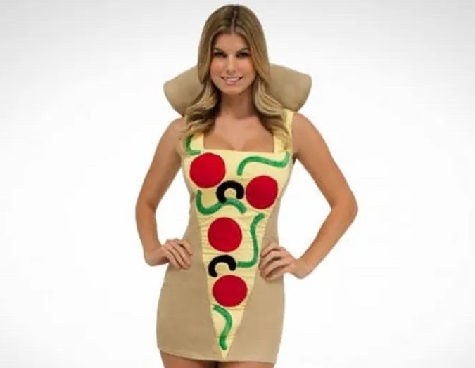 Worst Sexy Halloween Costumes - sexy pizza costume