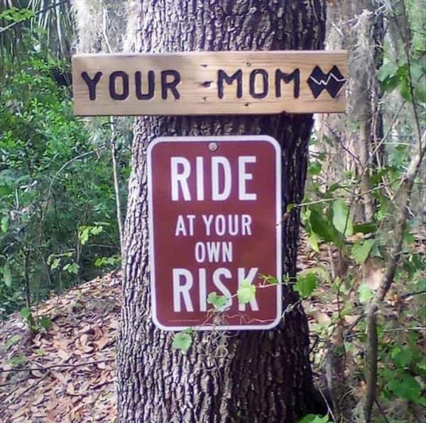 tree - Your Momm Ride At Your Own Risk