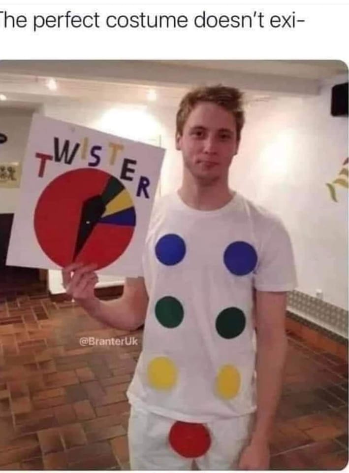 t shirt - The perfect costume doesn't exi Twister