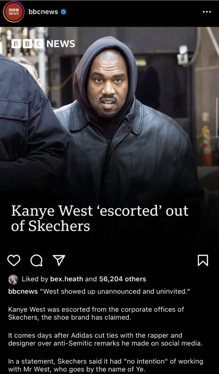 Funny facepalms - photo caption - Bud bbcnews. News Bbc News Kanye West 'escorted' out of Skechers