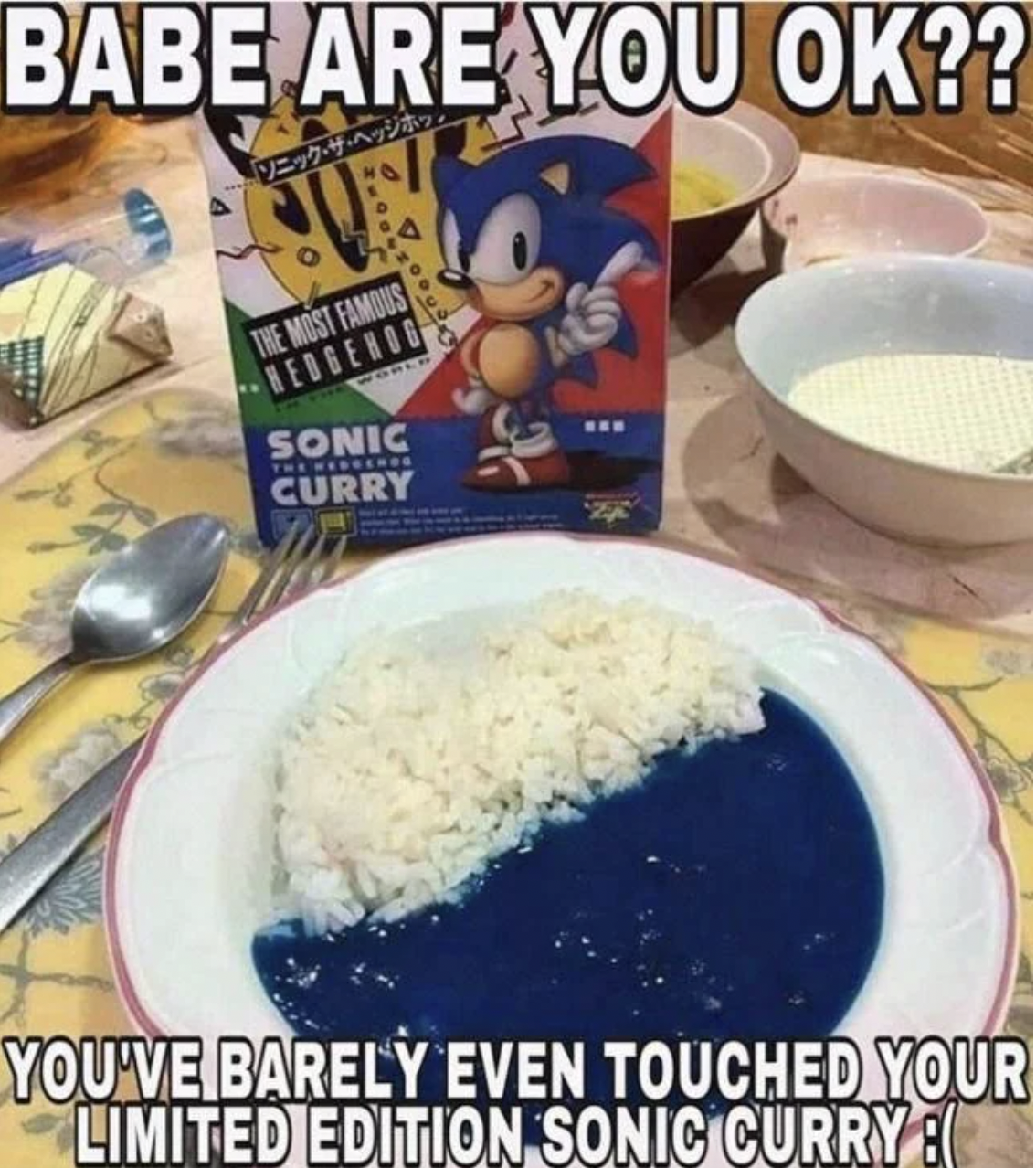 Cringey pics - The Most Famous Hedgeho Sonic Curry www You'Ve Barely Even Touched Your Limited Edition Sonic Curry