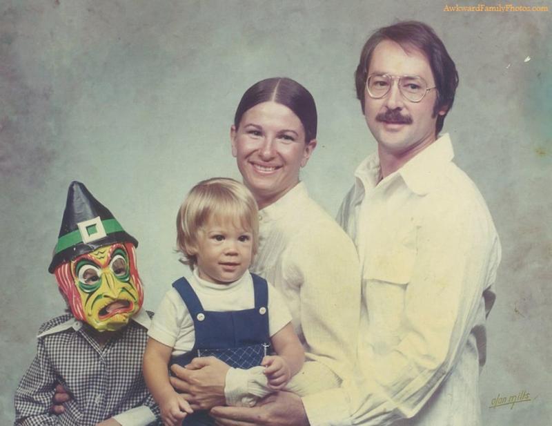 Historical halloween costumes - awkward family photos mask - AwkwardFamily Photos.com ofan mills