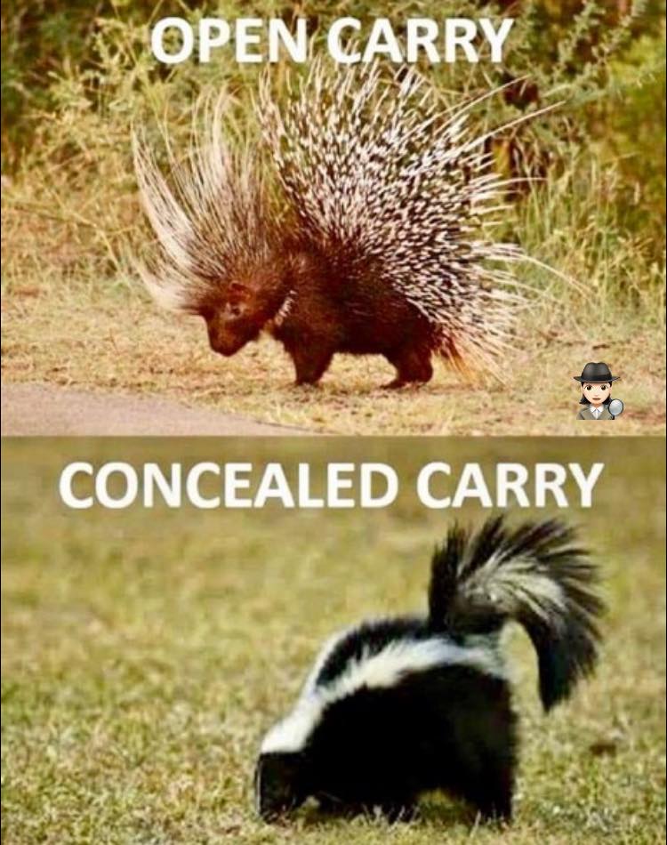 funny memes and pics - fauna - Open Carry Concealed Carry