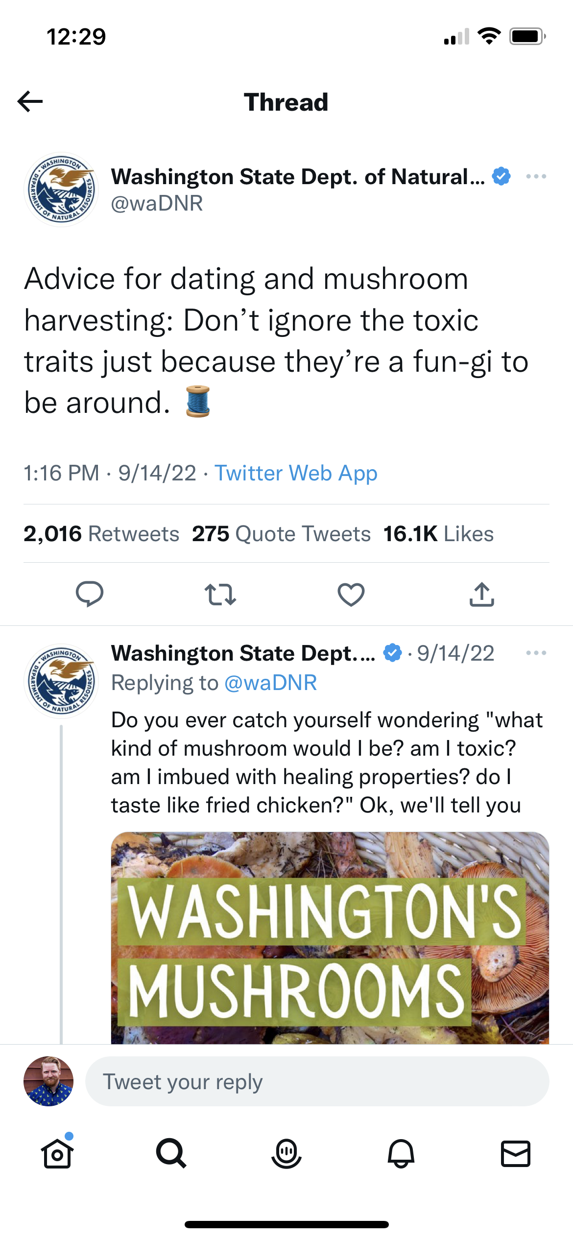 'Washington Department of Natural Resources' Is the Funniest Twitter Account You’re Not Following