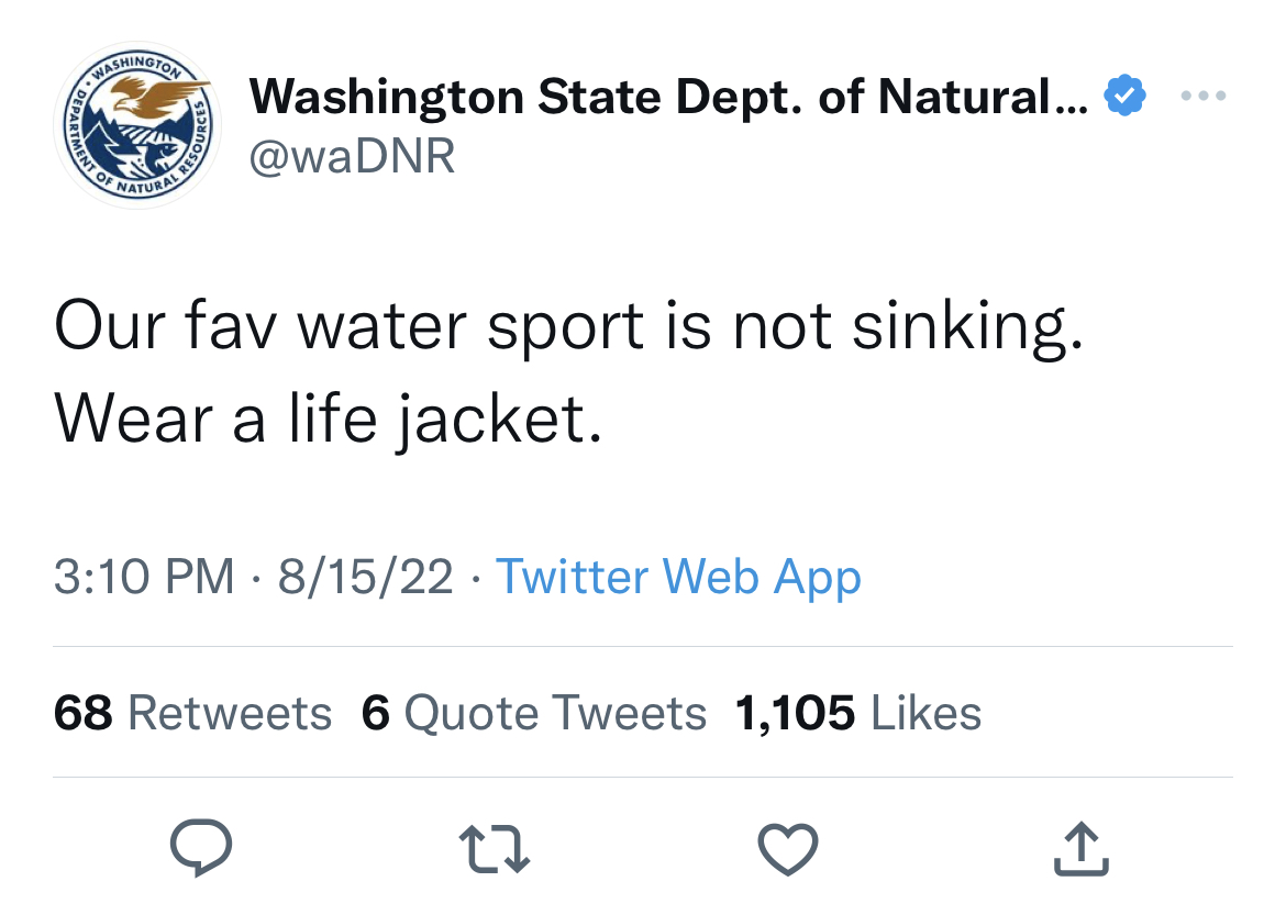 'Washington Department of Natural Resources' Is the Funniest Twitter Account You’re Not Following