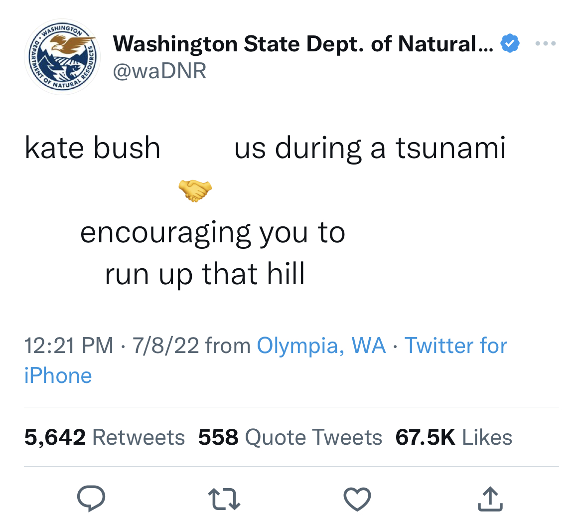 'Washington Department of Natural Resources' Is the Funniest Twitter Account You’re Not Following