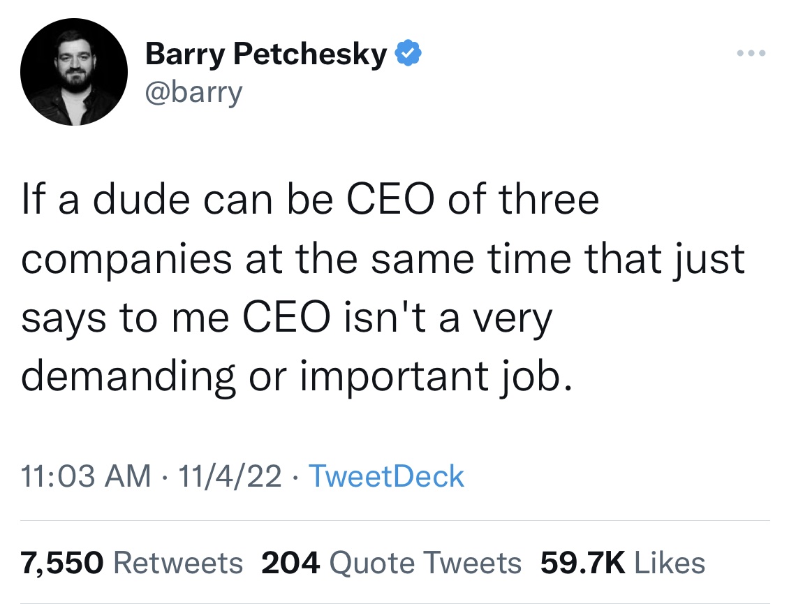 Celeb roasts of the week - lavern spicer hiv tweet - Barry Petchesky If a dude can be Ceo of three companies at the same time that just says to me Ceo isn't a very demanding or important job. 11422 TweetDeck 7,550 204 Quote Tweets