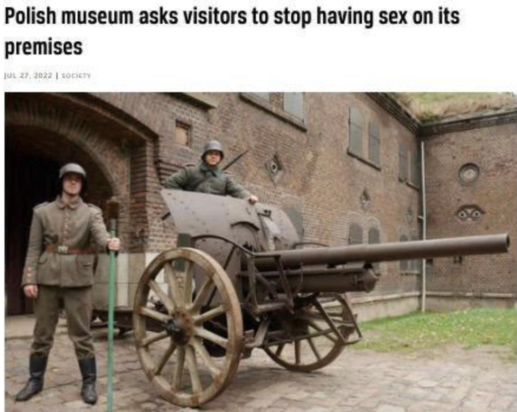 Trashy People - Polish museum asks visitors to stop having sex on its premises | Society