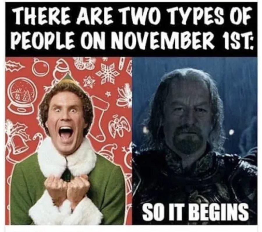 monday morning randomness - photo caption - There Are Two Types Of People On November 1ST So It Begins