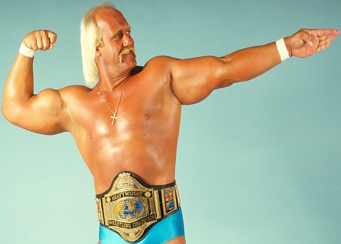 best celebrity mullets of all time - hulk hogan - Heavyweight Wrestling Champion