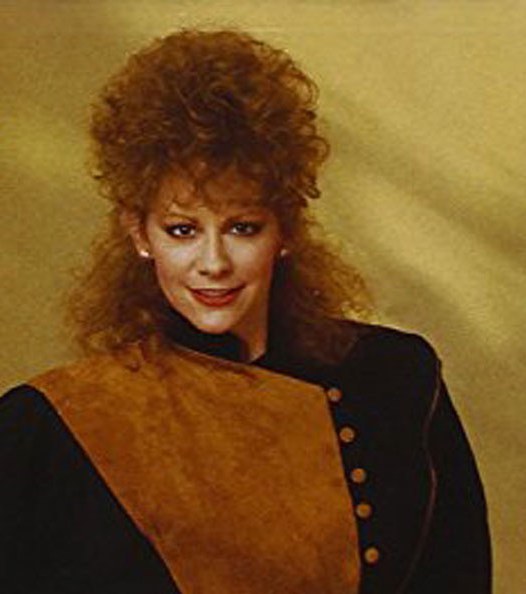 best celebrity mullets of all time - reba mcentire sweet sixteen