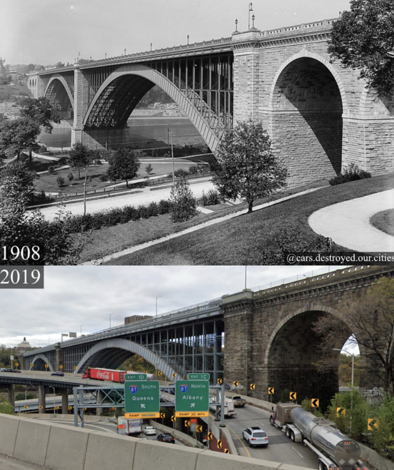 Then and Now Pictures - highbridge park - 1908 2019 Mamson Mala K .destroyed.our.cities