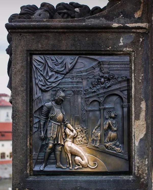 power of time - statue of john of nepomuk - Curav
