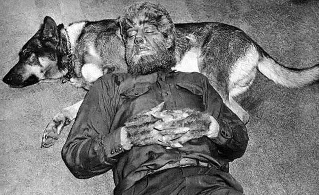1941, behind the scenes footage of 'The Wolfman.'