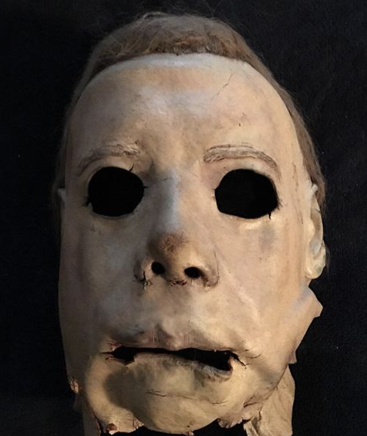 The original 'Halloween' mask based on William Shatner's face.