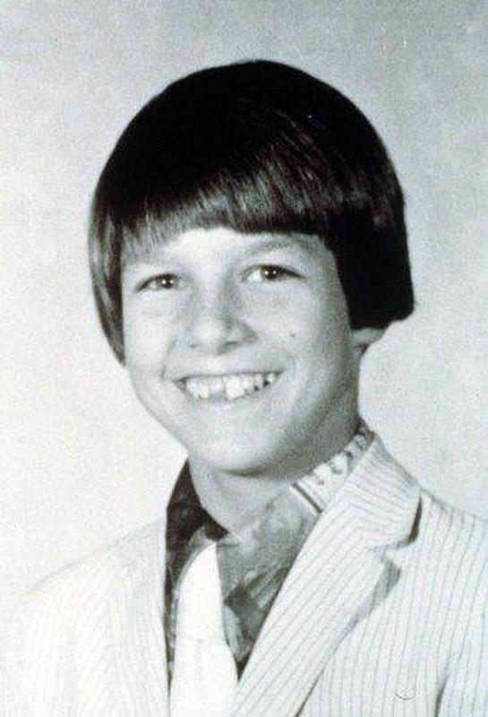 Tom Cruise in middle school circa 1970.