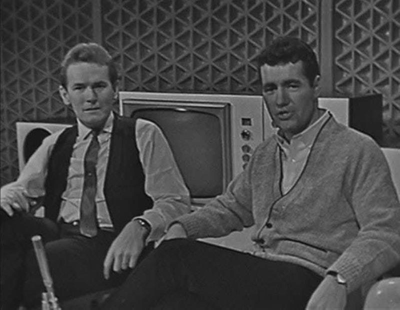 Gordon Lightfoot and Alex Trebek, 1963.