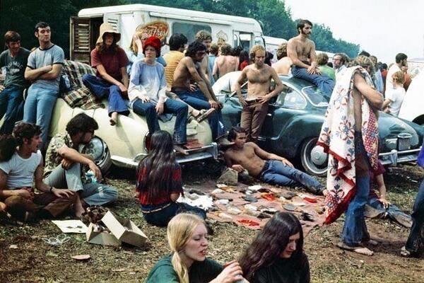 The iconic Woodstock Festival 1969.
