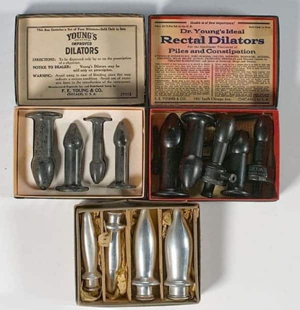 dirty historical facts - rectal dilators - The Contest of Food Chely Se Young'S Improved Dilators Directions To te depend Instynk Notice To Dealer Warning And indent Ying's Diw wit only on pres of Mod F.E. Young & Co. Chicadeus A il Uaja Dr. Young's Ideal