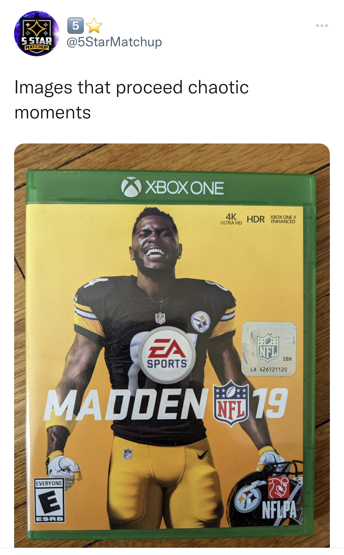 Tweets roasting celebrities - madden nfl 19 ps4 - Ba 5STAR Images that proceed chaotic moments Erana Tay Xboxone Everyda E Esso Ea Sports Hdr L Madden 19 787 Nflpa