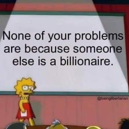 cool pics and funny memes - cardi b makes music for meme - None of your problems are because someone else is a billionaire.