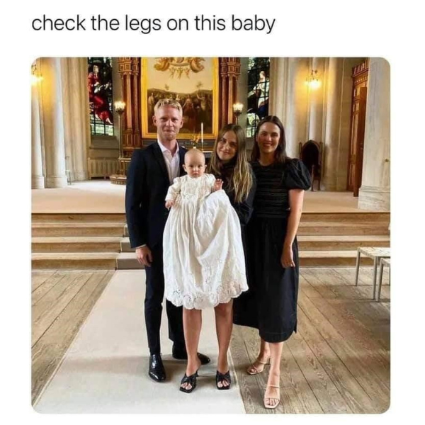 daily dose of pics and memes - check the legs on this baby - check the legs on this baby 19