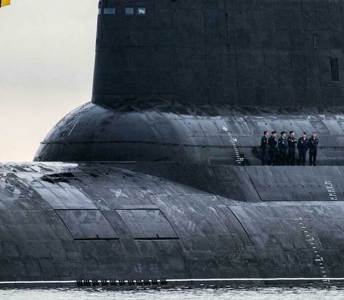 The Typhoon Is A Class Of Nuclear-Powered Ballistic Missile Submarines Built By The Soviet Union. With A Submerged Displacement Of 48,000 Tonnes, The Typhoons Are The Largest Submarines Ever Built.