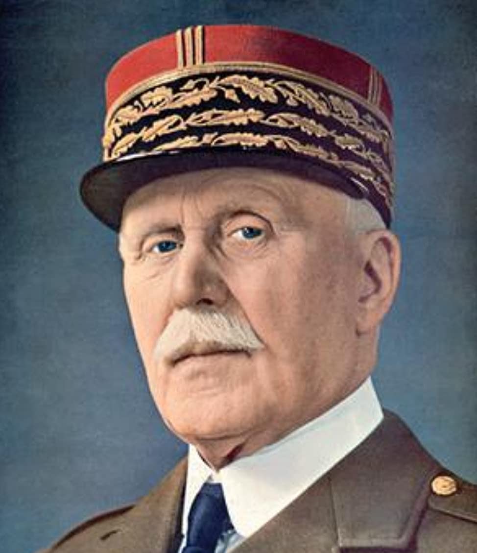 Philippe Pétain. French hero of WWI to Nazi collaborator of WWII. -doublestitch