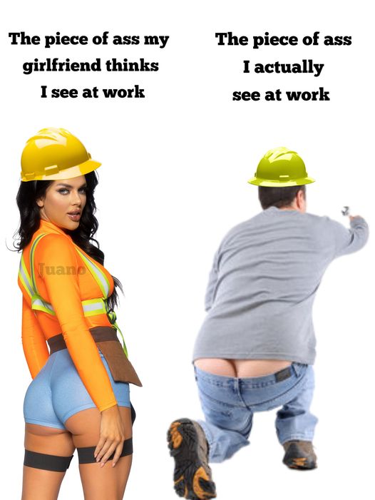 construction worker costume for women - The piece of ass my girlfriend thinks I see at work Tuano The piece of ass I actually see at work