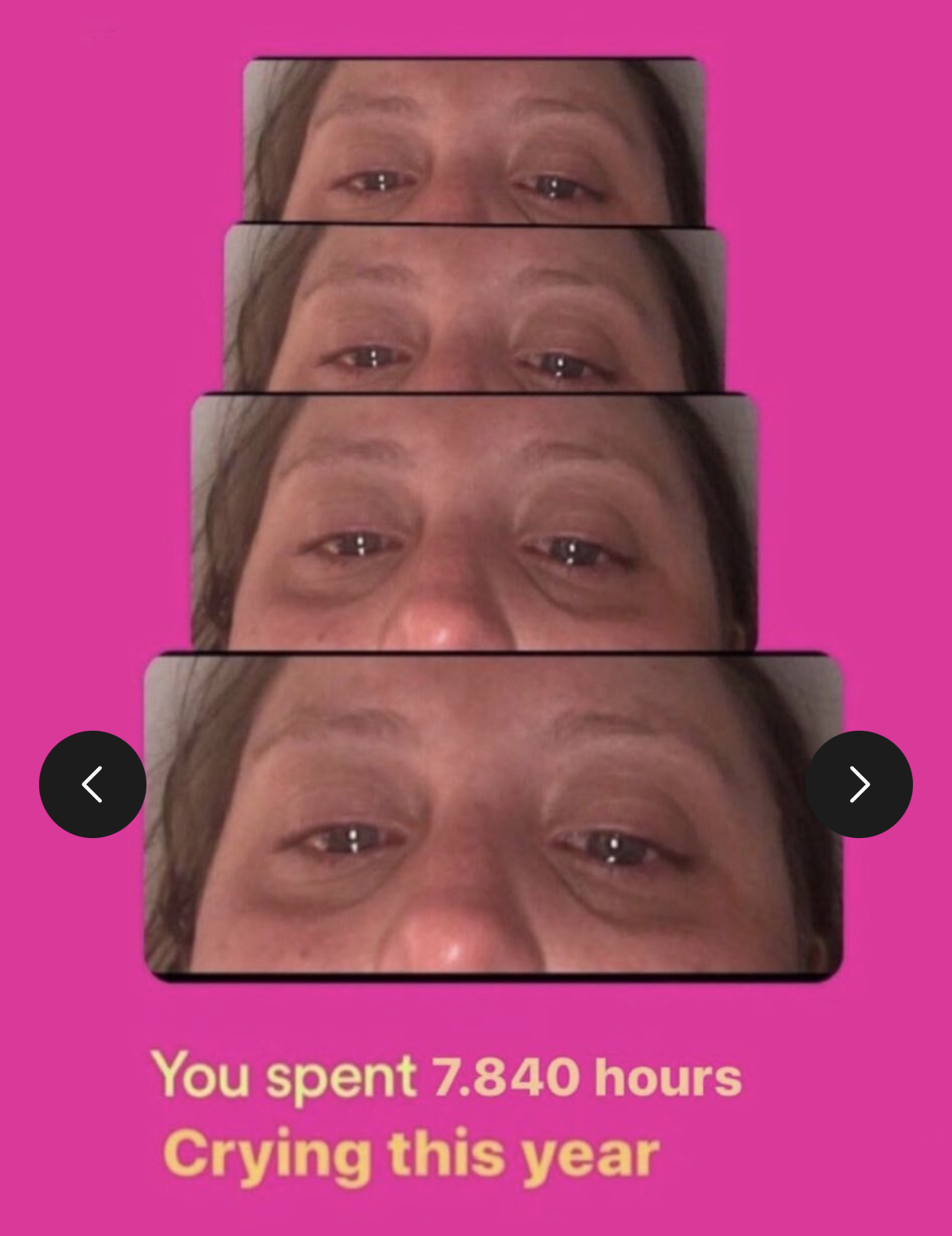 Spotify Wrapped Memes - lip - r You spent 7.840 hours Crying this year